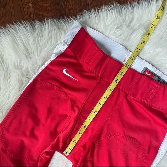 Nike Football Practice Pants Size Large Red & White - Picture 7 of 9